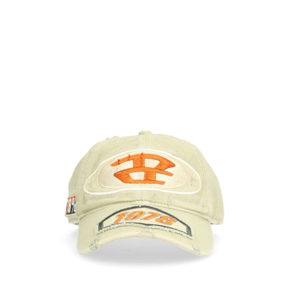 Diesel Men Baseball Cap With Embroidered Patches